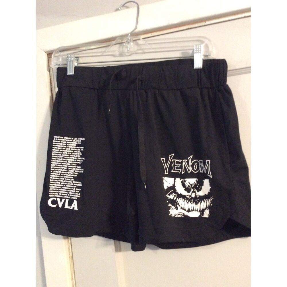 CVLA X Marvel Venom Black Shorts Medium NWOT